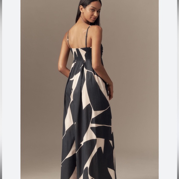 NWOT ANTHROPOLOGIE
Hutch The Mabel Sleeveless Wide-Leg Jumpsuit- Black & White - Picture 2 of 8